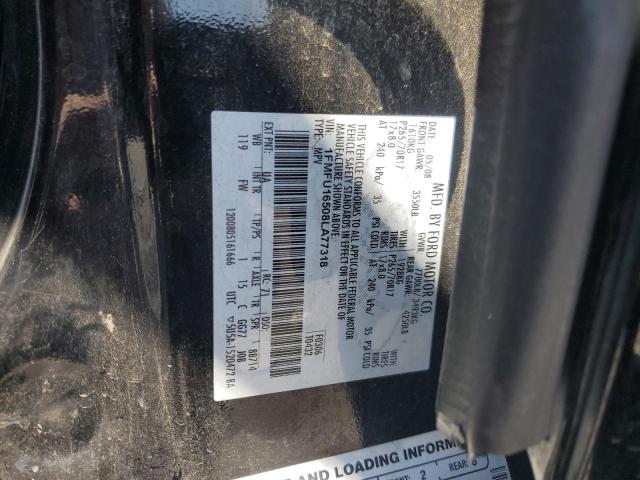 1FMFU16508LA77318 - 2008 FORD EXPEDITION XLT BLACK photo 13