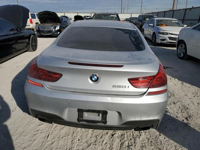 WBAYM9C58EDW20482 - 2014 BMW 650 I SILVER photo 6