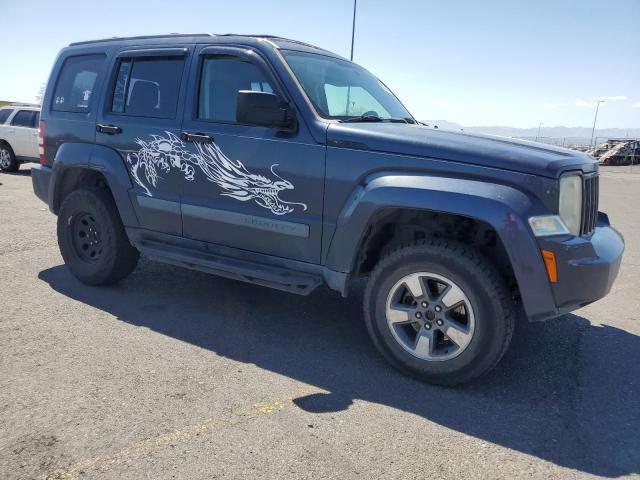 1J8GN28K48W213116 - 2008 JEEP LIBERTY SPORT BLUE photo 4