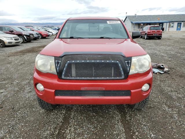 5TELU4EN8AZ740085 - 2010 TOYOTA TACOMA DOUBLE CAB RED photo 5