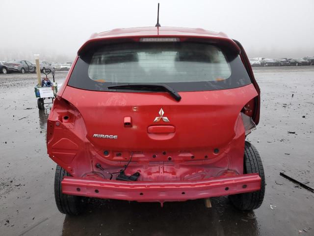 ML32AUHJ7MH003174 - 2021 MITSUBISHI MIRAGE ES RED photo 6