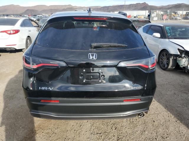 3CZRZ2H57RM731103 - 2024 HONDA HR-V SPORT BLACK photo 6