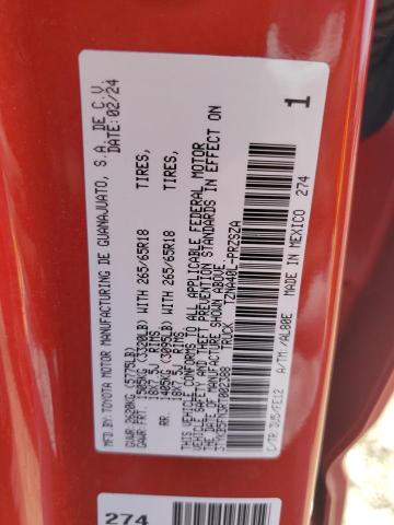 3TYKB5FN3RT002388 - 2024 TOYOTA TACOMA DOUBLE CAB Qırmızı foto 13