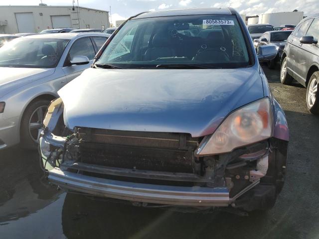 5J6RE48747L005089 - 2007 HONDA CR-V EXL BLUE photo 5