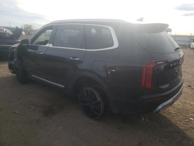 5XYP54HC8MG186070 - 2021 KIA TELLURIDE SX BLACK photo 2