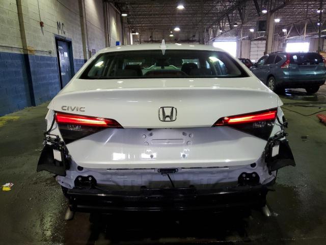 2HGFE1F75PH308827 - 2023 HONDA CIVIC EX WHITE photo 6