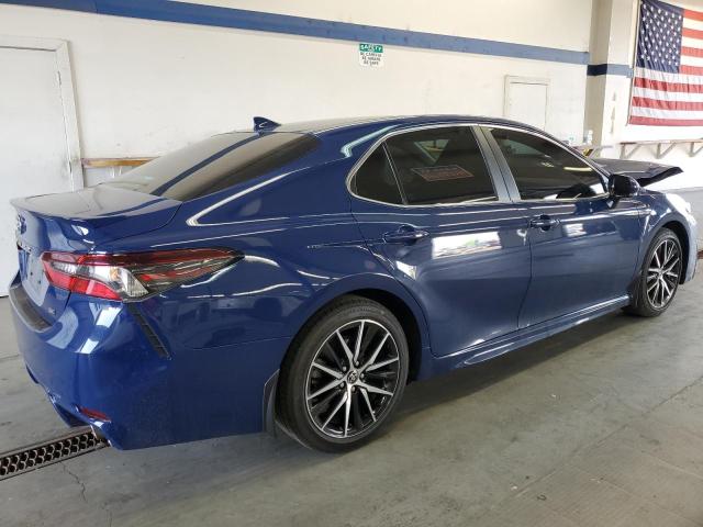 4T1T11AK5PU153410 - 2023 TOYOTA CAMRY SE NIGHT SHADE BLUE photo 3