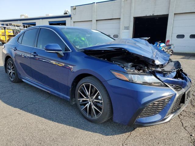 4T1T11AK5PU153410 - 2023 TOYOTA CAMRY SE NIGHT SHADE BLUE photo 4
