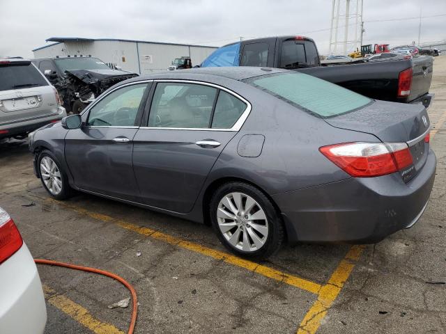 1HGCR2F81DA080938 - 2013 HONDA ACCORD EXL GRAY photo 2