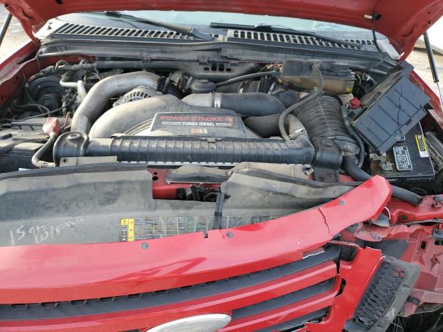 1FTWW31PX5EC27065 - 2005 FORD F350 SRW SUPER DUTY RED photo 11