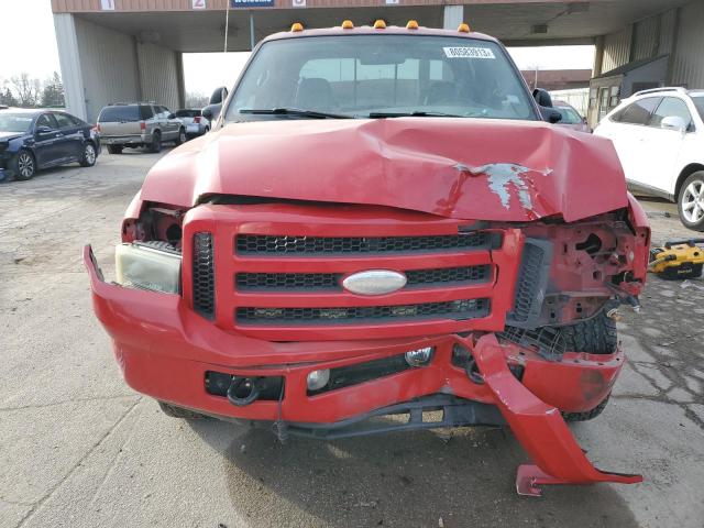 1FTWW31PX5EC27065 - 2005 FORD F350 SRW SUPER DUTY RED photo 5