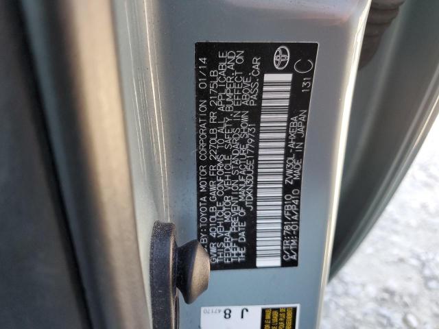 JTDKN3DU5E1779731 - 2014 TOYOTA PRIUS Теңіз көгі фото 13