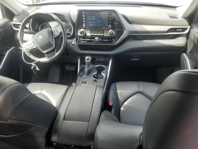 5TDGZRAH8NS560396 - 2022 TOYOTA HIGHLANDER XLE Szary zdjęcie 8