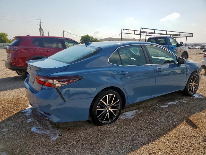 4T1T11AK6RU207686 - 2024 TOYOTA CAMRY SE NIGHT SHADE BLUE photo 3