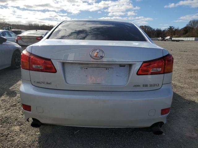 JTHCK262262004364 - 2006 LEXUS IS 250 WHITE photo 6