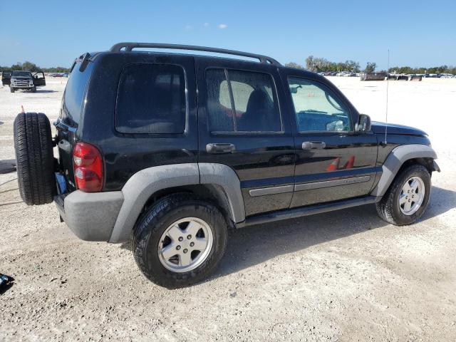 1J4GL48K37W538289 - 2007 JEEP LIBERTY SPORT BLACK photo 3