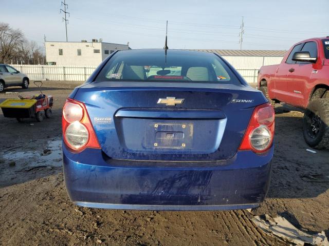 1G1JA5SH8E4228483 - 2014 CHEVROLET SONIC LS BLUE photo 6