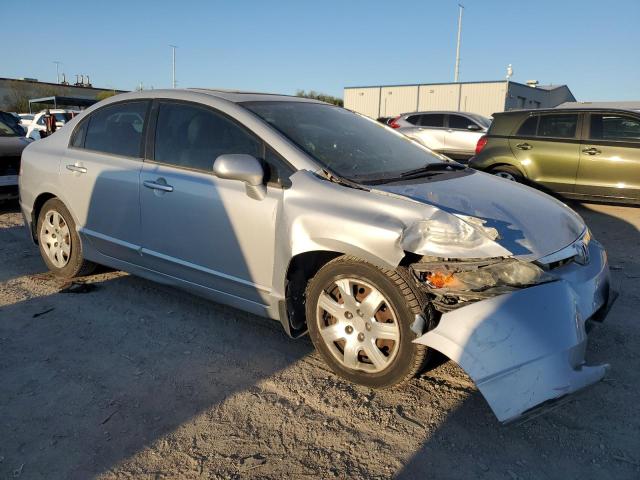 1HGFA16557L052413 - 2007 HONDA CIVIC LX 银色 照片 4