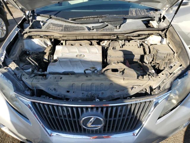 2T2BK1BA7AC060133 - 2010 LEXUS RX 350 SILVER photo 11