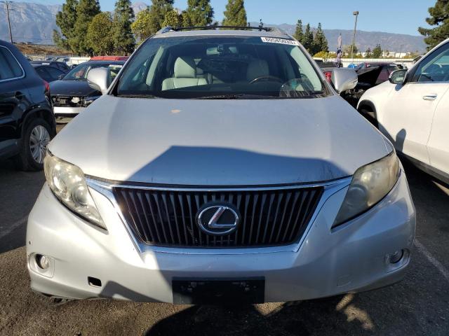 2T2BK1BA7AC060133 - 2010 LEXUS RX 350 SILVER photo 5