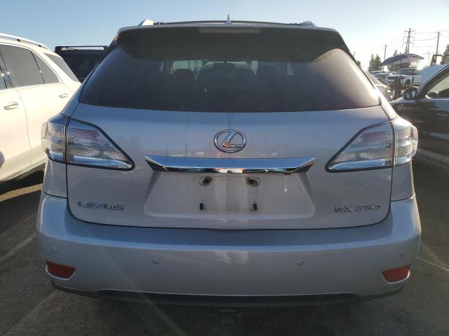 2T2BK1BA7AC060133 - 2010 LEXUS RX 350 SILVER photo 6