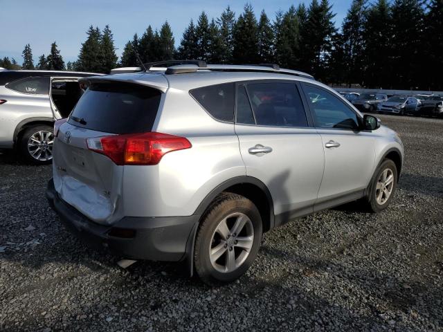 JTMRFREVXDD027221 - 2013 TOYOTA RAV4 XLE SILVER photo 3