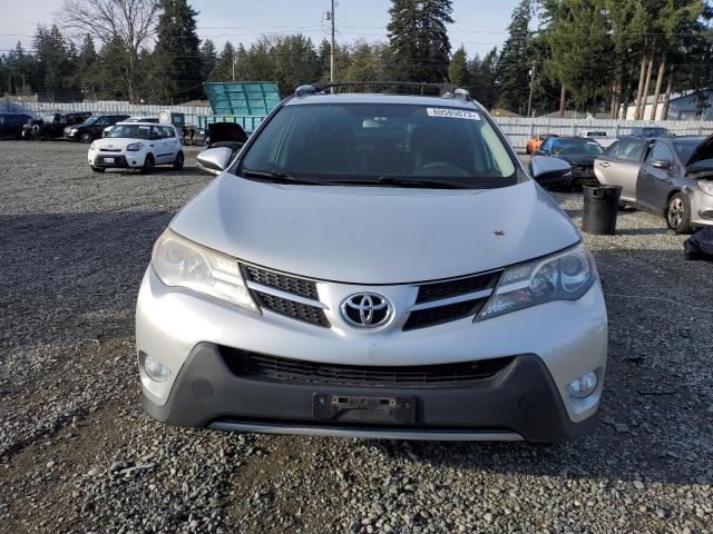 JTMRFREVXDD027221 - 2013 TOYOTA RAV4 XLE SILVER photo 5