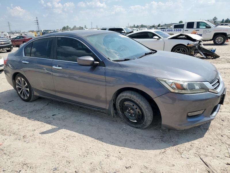 1HGCR2F56EA108661 - 2014 HONDA ACCORD SPORT GRAY photo 4