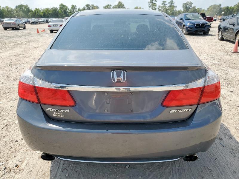 1HGCR2F56EA108661 - 2014 HONDA ACCORD SPORT GRAY photo 6