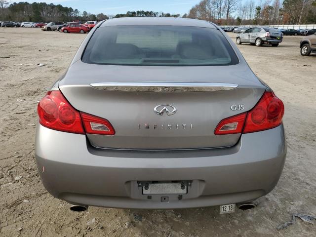 JNKBV61E27M721719 - 2007 INFINITI G35 GRAY photo 6