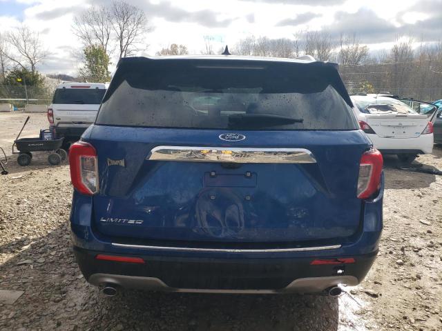 1FMSK7FH2NGB98020 - 2022 FORD EXPLORER LIMITED BLUE photo 6