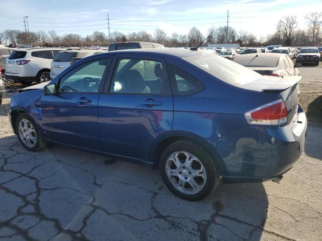 1FAHP36N29W212255 - 2009 FORD FOCUS SES BLUE photo 2