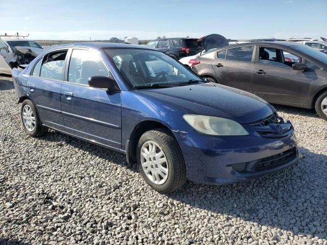 2HGES165X4H624786 - 2004 HONDA CIVIC LX BLUE photo 4