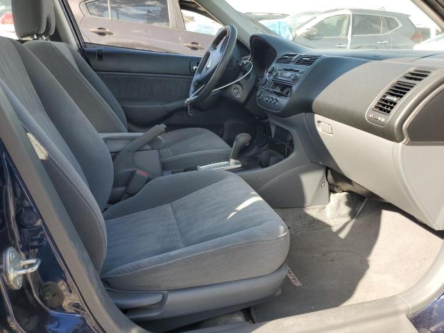 2HGES165X4H624786 - 2004 HONDA CIVIC LX BLUE photo 7