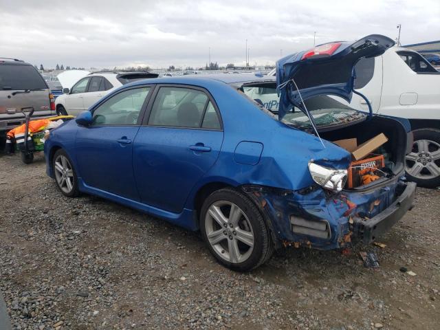 1NXBE4EE3AZ305195 - 2010 TOYOTA COROLLA XRS BLUE photo 2