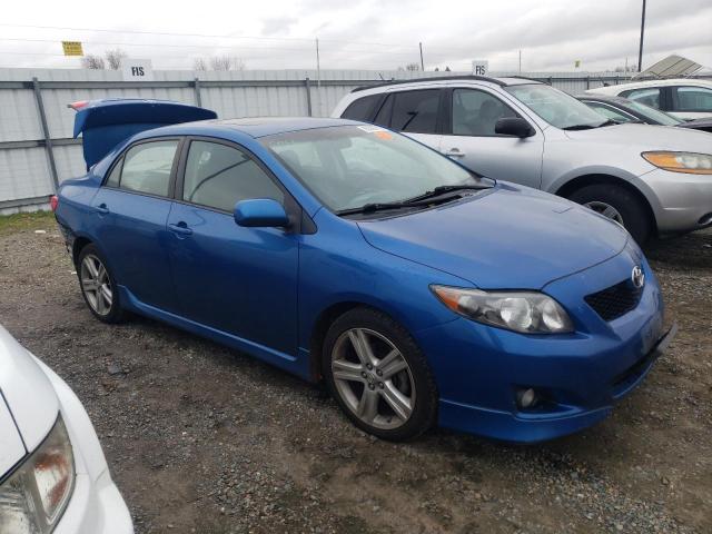 1NXBE4EE3AZ305195 - 2010 TOYOTA COROLLA XRS BLUE photo 4