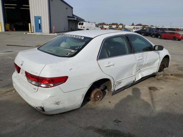 1HGCM56374A127488 - 2004 HONDA ACCORD LX WHITE photo 3