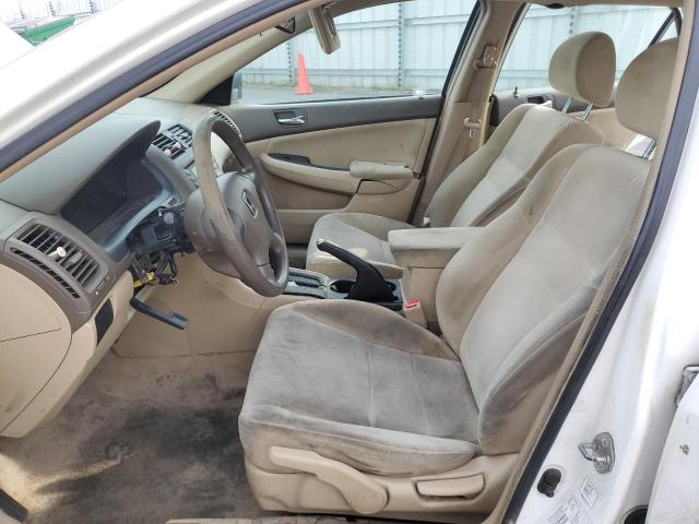 1HGCM56374A127488 - 2004 HONDA ACCORD LX WHITE photo 7