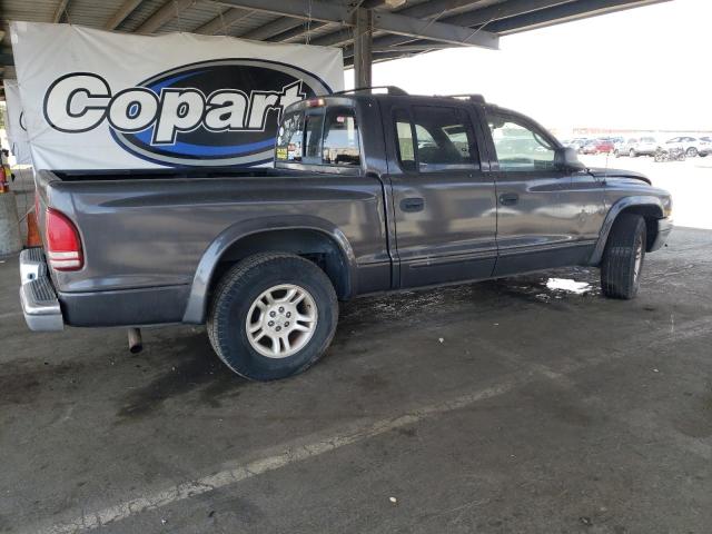 1D7HL48N73S120149 - 2003 DODGE DAKOTA QUAD SLT GRAY photo 3