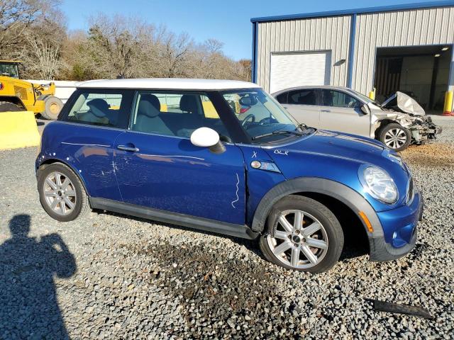 WMWSV3C50DT389100 - 2013 MINI COOPER S BLUE photo 4