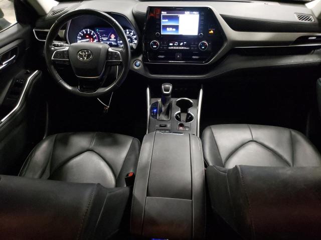 5TDHZRBH2MS075348 - 2021 TOYOTA HIGHLANDER XLE BLACK photo 8