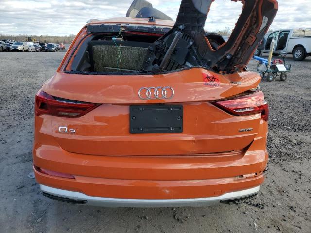 WA1AUCF38M1131649 - 2021 AUDI Q3 PREMIUM 40 ORANGE photo 6