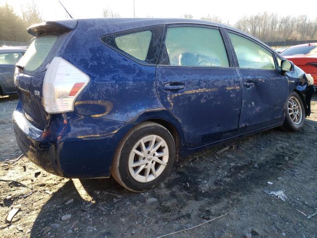 JTDZN3EU4C3179328 - 2012 TOYOTA PRIUS V BLUE photo 3