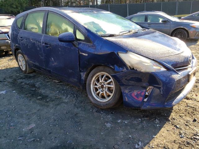 JTDZN3EU4C3179328 - 2012 TOYOTA PRIUS V BLUE photo 4