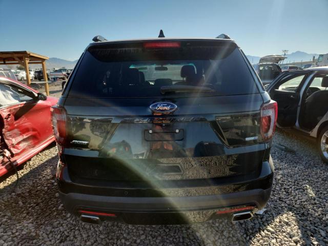 1FM5K8GT5HGA87438 - 2017 FORD EXPLORER SPORT Սև լուսանկար 6
