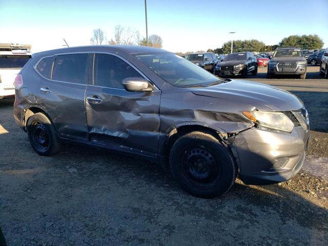 KNMAT2MV2FP542133 - 2015 NISSAN ROGUE S GRAY photo 4