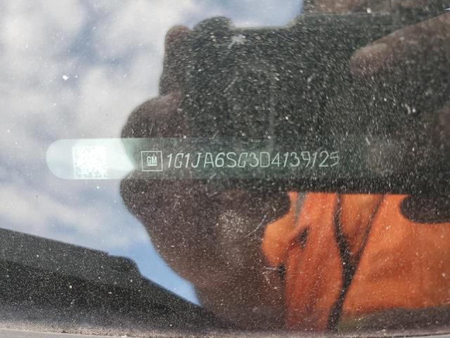 1G1JA6SG3D4139125 - 2013 CHEVROLET SONIC LS WHITE photo 13