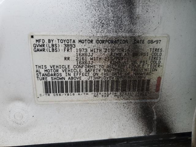 JT3HP10V5V7073190 - 1997 TOYOTA RAV4 WHITE photo 13