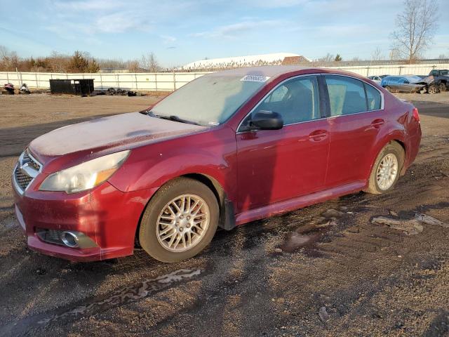 4S3BMBA6XD3025276 - 2013 SUBARU LEGACY 2.5I RED photo 1