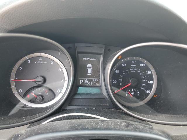 5XYZT3LB0DG096919 - 2013 HYUNDAI SANTA FE S SILVER photo 9